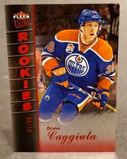 2016-17 Fleer Showcase Ultra Rookies Platinum Medallion U26 Drake Caggiula 31/99
