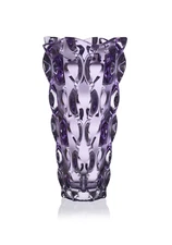 Vase 12 " Crystal Violet Bud Vase Home Decor Bohemia Crystal Flower Vase