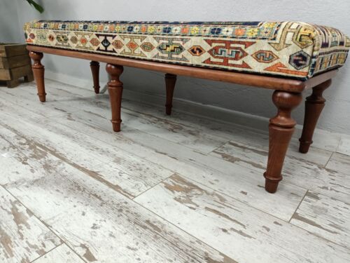 Ottoman bench, Upholstered Bench, Dining Bench, Outdoor Seat, End Of Bed Bench - Picture 9 of 13