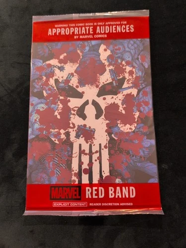 PUNISHER RED BAND #1 VIRGIN FRANK MILLER INCENTIVE VARIANT