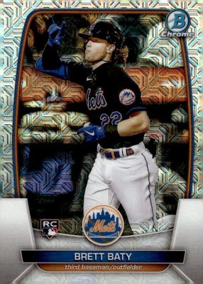 2023 Bowman #80 Brett Baty Mojo Refractors