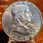 BU 1963  Franklin Half Dollar - NICE UNC Coin 90% Silver