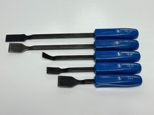 Cornwell Tools Usa 4pc Cs Classic Blue Hard Handle Pry Bar Carbon Scraper Set
