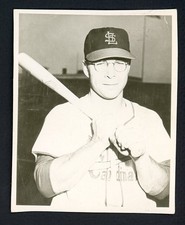 1954 HUNTERS WIENERS PROOF PHOTO HARRY ELLIOTT CARDINALS VG-EX 467942