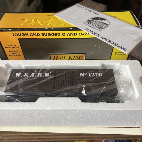 MTH RAIL KING 30-7114 W.A.R.R. COCHE STOCK 34' SIGLO XIX NUEVO EN CAJA - ¡MIRA! | Zustand: New