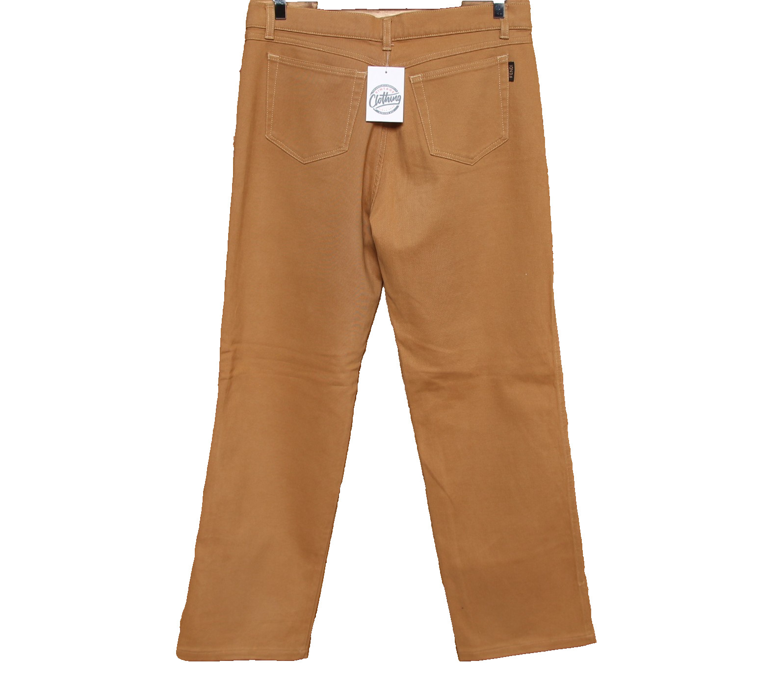 Trousers Fendi Size 48 Used (Cod.Sj1229) Vintage Brown Unisex image 2