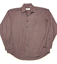 GIVENCHY Gentleman Vtg Purple Long Sleeve Btn SHIRT Men's M
