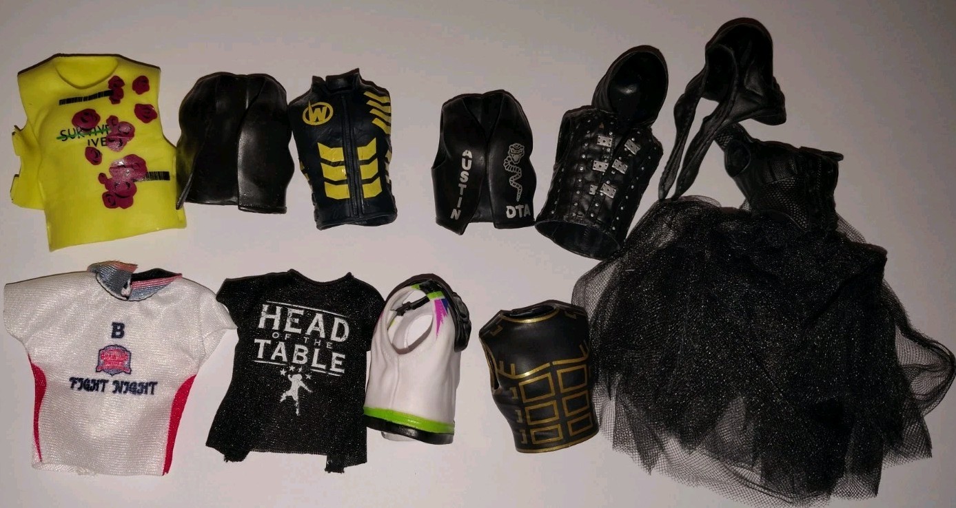 Shirts Pants Skirts Wrestling Mattel Elite Zaa