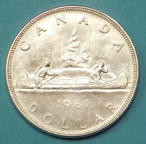 1961 Canada Silver Dollar - Uncirculated