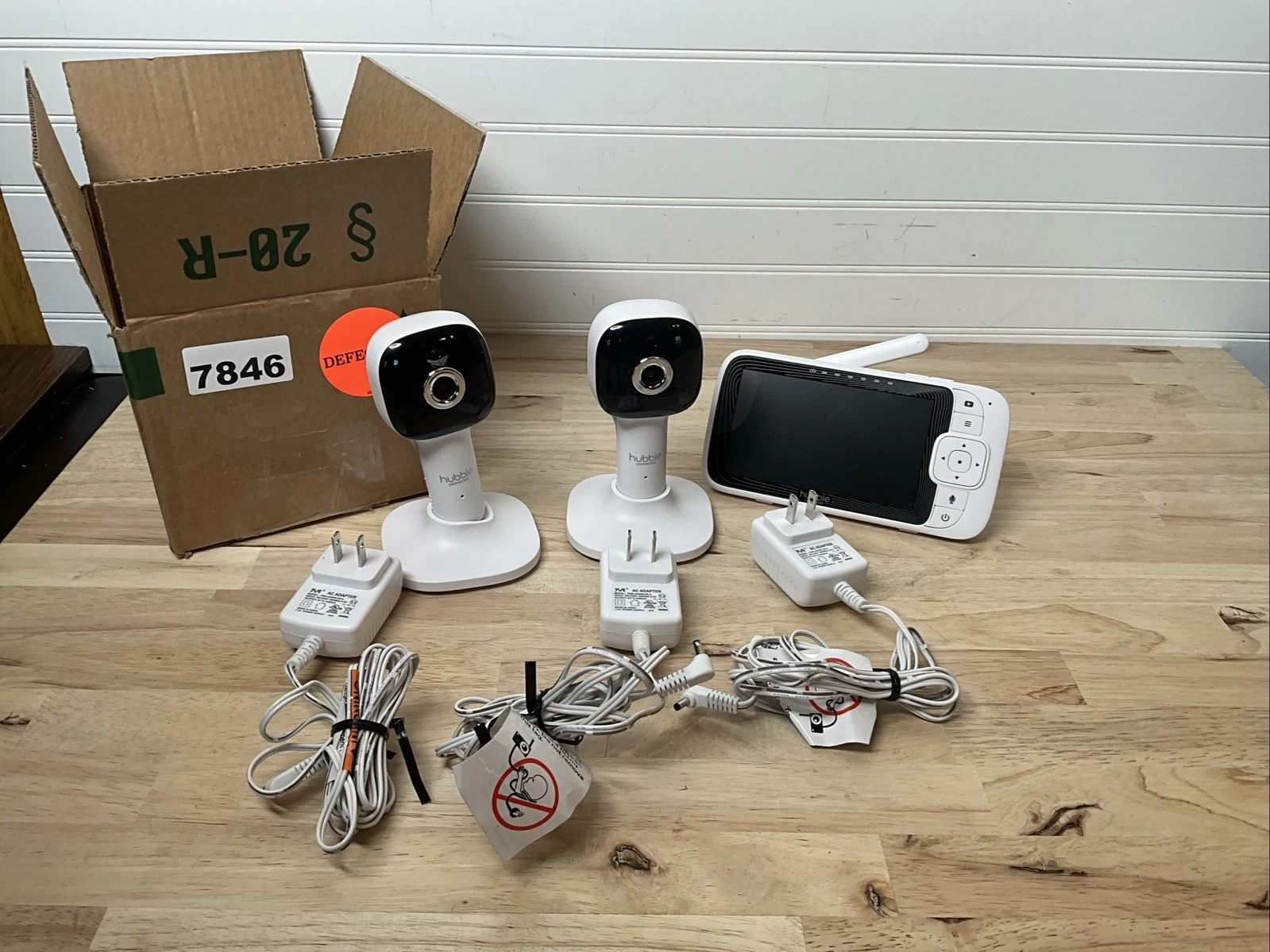 PARTS HUBBLE Connected Nursery Pal Cloud Twin Smart Wi-Fi Enabled Baby Monitor