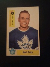 Noel Price #6 Parkhurst 1958-1959.parkhurst Maple Leafs