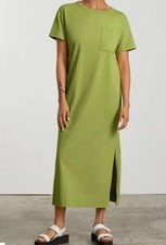 Everlane Women's Organic Cotton Maxi Dress Lime Green Size XS