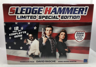 Sledge Hammer - Limited Special Edition - alle 41 Folgen 12 DVD - 2000 limitiert