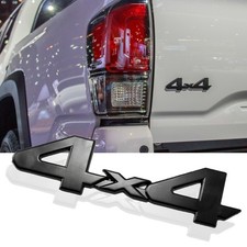 4x4 Alloy Fender Tailgate Black Badge Emblem For Toyota Tacoma Tundra Trucks
