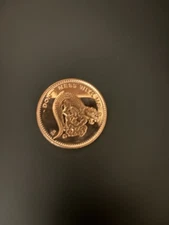 1 oz Don't Mess with Me Alligator Round .999 Pure Fine Copper BU