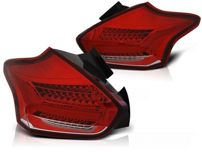 LED rear lights for Ford Focus 3 Hatchback 2015 2016 2017 2018 VR-793 Red White