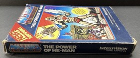 Intellivision Masters Of The Universe The Power Of He-Man Cart Box Manual Works