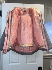 ZeroXposur Pink,White Grey Heavyweight 2in1 Jacket Girls Size Small PRE-OWNED