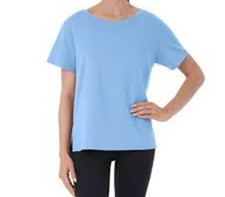 NWT Member's Mark Women's Blue Short Sleeve Active T-Shirt M