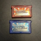 Authentic Pokémon Ruby & Sapphire Japan GBA  Nintendo 2002 *DRY BATTERY* Jp Reg.