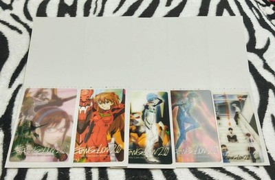 Evangelion 2.0 3D Changing Cards Set of 5 Rare!!