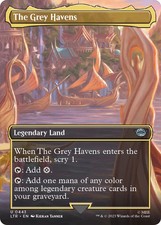 The Grey Havens (LTR-443) - uncommon (Borderless) - Foil Near Mint