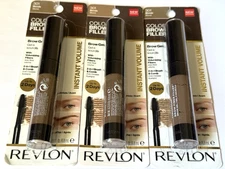 Revlon Colorstay Brow Fiber Filler Eyebrow Gel Lot of 3 #301 Blonde 0.23 Fl oz