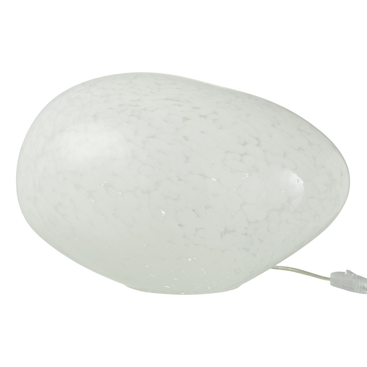 Lampe à poser ovale Dany 40cm blanc résout le manque de lumière