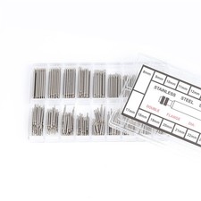 360pcs 8-25mm Stainless Steel Watch Spring Bars Strap Link Pins Assortment Kit c
