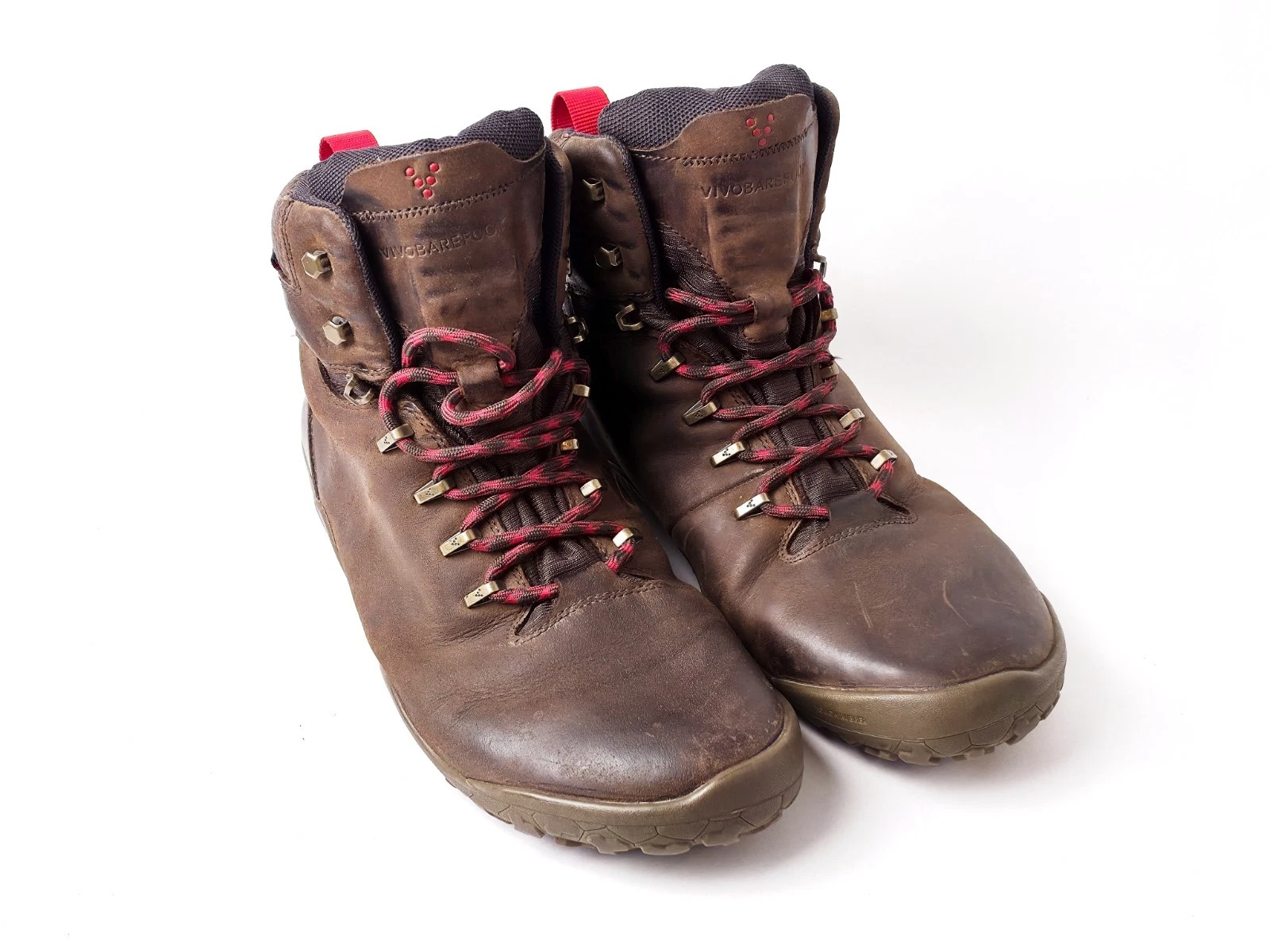 Vivobarefoot Mens Tracker Barefoot Hiking Boots Brown - Size US 12.5 / EU 46