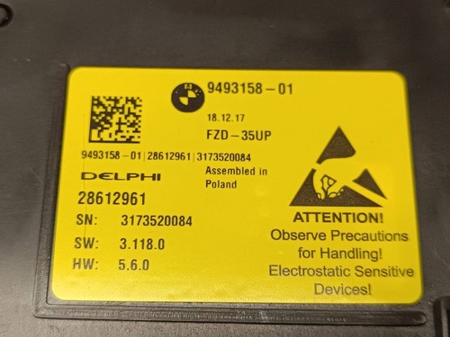 Luce sedile anteriore BMW 5 G30 G31 2018 9493158 RAG129191 - Foto 7 di 7