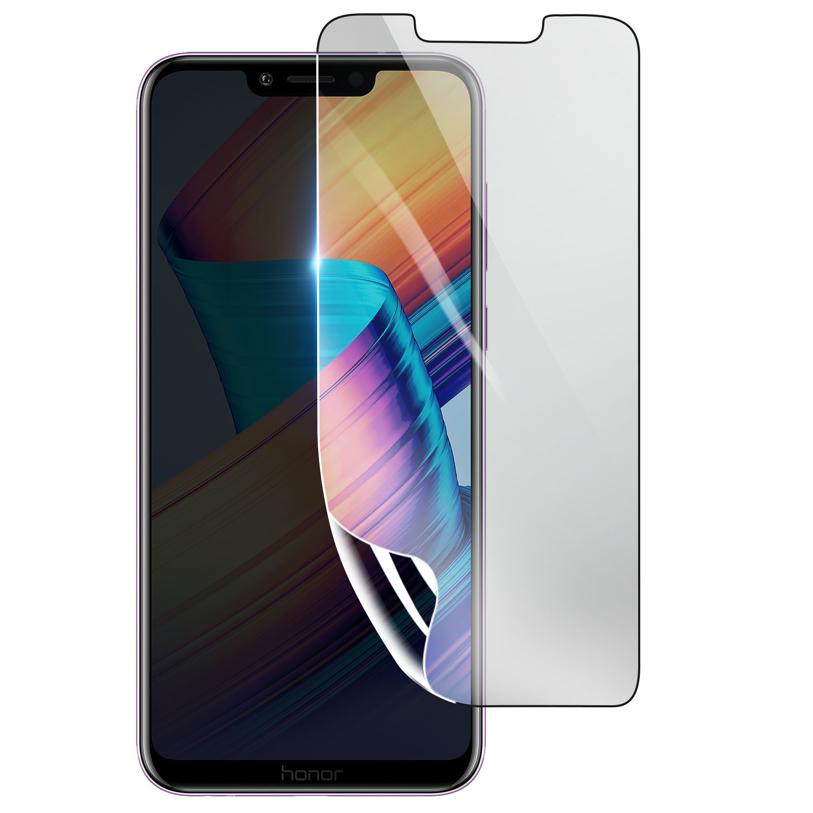 Protection d'écran antichoc Honor Play film hydrogel 3mk transparent souple