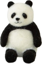 Hamanaka Wool Felt Kit Animals made with needle felt Panda H441-551