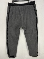 Vintage LL Bean Fleece Sweatpants Men’s XL Zip-Leg Hunting Joggers Gray USA Made
