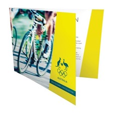 Australia: 2016 $2 Olympic Team 5-Colour Coin Set in Official Cycling Pack  