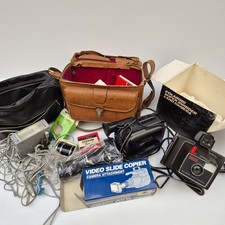 Bundle Comprising Canon Camcorder Instant Camera  Accessories All Untested