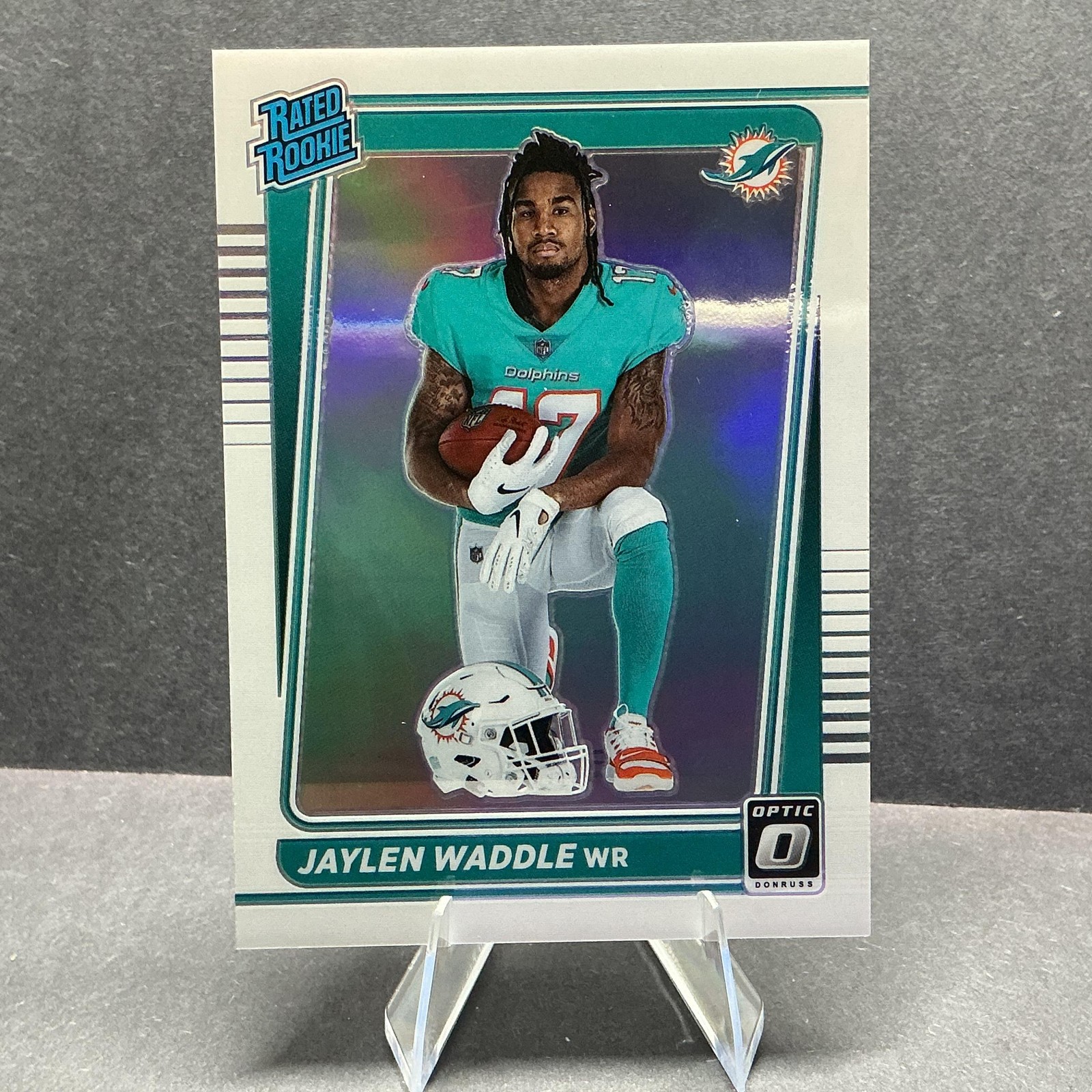 2021 Donruss Optic #208 Jaylen Waddle Rookie