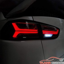 Fits Mitsubishi Lancer Evo X 2008-2020 Smoke Led Tail Lights Sequential 1 Piar