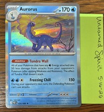 Pokemon TCG Aurorus 24/88 Perfect Order ME3 Holo NM (freshly opened)