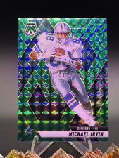 2025 Panini Mosaic - Michael Irvin #187 Green Mosaic Prizm