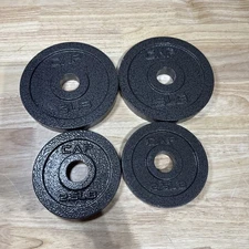 2.5lb X 2 - 5lb X 2 Barbell 1” Standard Weight Plates (15lbs Total) CAP BARBELL