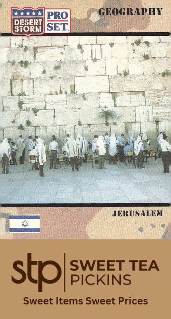 1991 Pro Set Desert Storm #29 Jerusalem