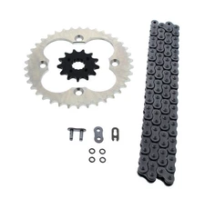 2009-2014 Honda TRX400X O Ring Chain and Sprocket Silver 13/38 94L