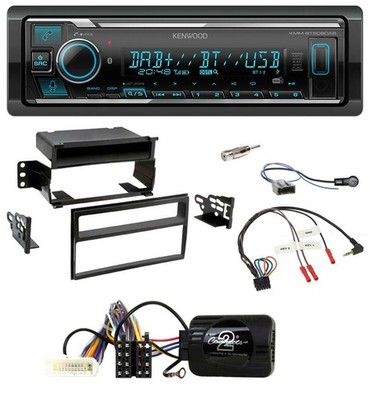 Kenwood Bluetooth Lenkrad DAB USB Autoradio für Nissan Tiida Versa C11 2007-2011