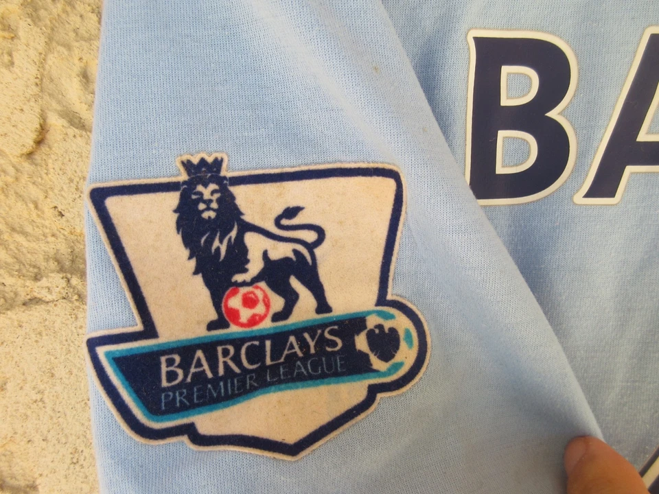 Maillot MANCHESTER CITY 2012 BALOTELLI n°45 vintage football shirt UMBRO 38 S - Photo 4/4