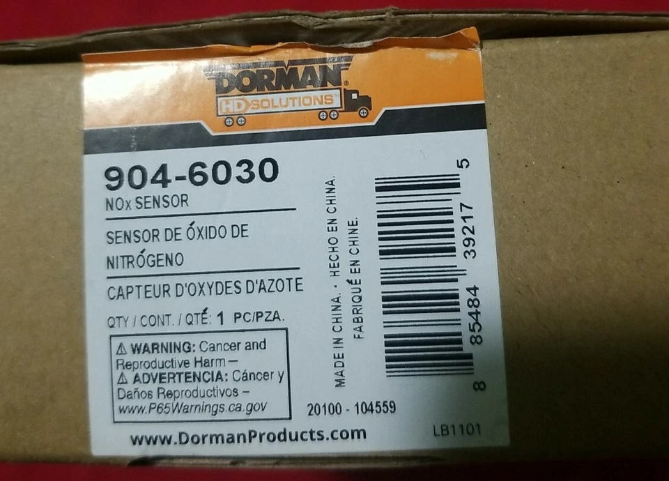 Датчик NOx (оксид азота) Dorman 904-6030,68210084A подходит для 13-16 6,7 л Ram 3500 - Изображение 3 из 4
