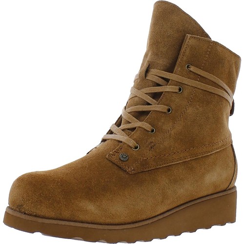 Bearpaw Krista Womens Suede Wool Sheepskin Lined Snow Boots Winter