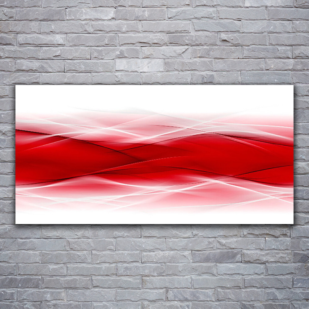 Tableau sur verre Tulup 120x60 abstrait en verre trempé de sécurité