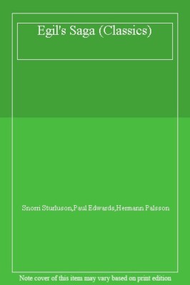 Egil's Saga (Penguin Classics) By Anonymous. 9780140443219