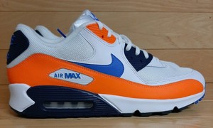 air max 90 white photo blue total orange
